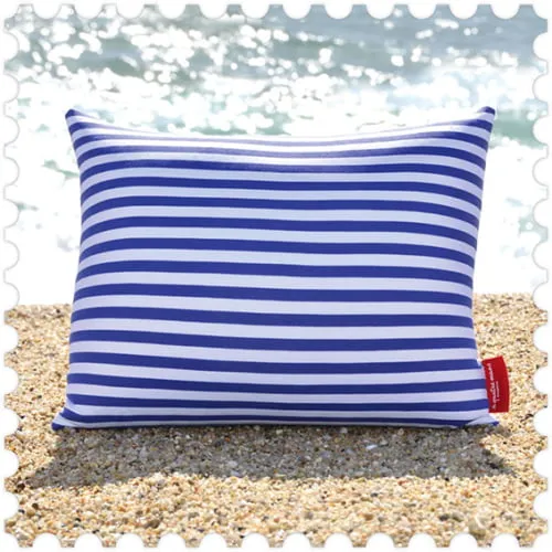 Cojín de playa azul marino