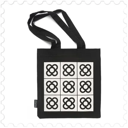 Tote Bag Panot de Barcelona negra