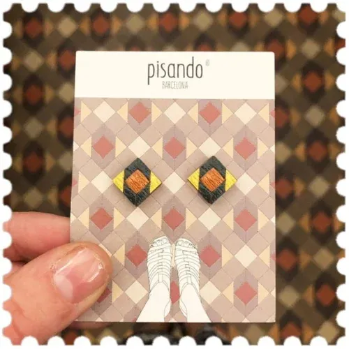 Pendientes mosaico hidraulico