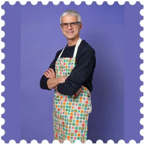 Delantal Flores de Barcelona