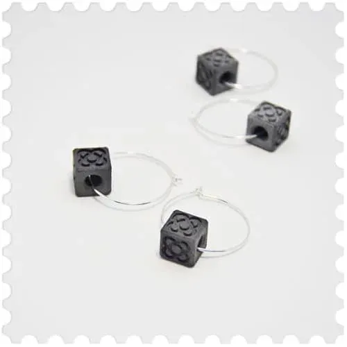 Pendientes de aro de plata