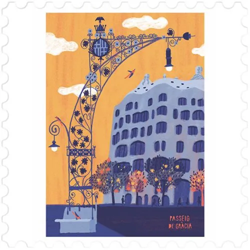 Ilustración Paseo de Gracia