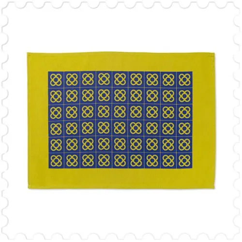 Salvamantel-flor-de-barcelona-amarillo