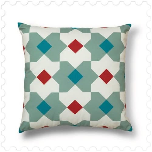Funda de cojín baldosa hidráulica SOFT TILES 4